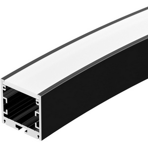 Изображение товара Профиль SL-ARC-3535-D1500-A45 BLACK (590мм, дуга 1 из 8) (Arlight, Алюминий) 025522