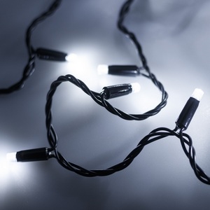 Изображение товара Светодиодная гирлянда ARD-STRING-PRO-10000-BLACK-100LED-FLASH WHITE (230V, 7W) (Ardecoled, IP65) 025827