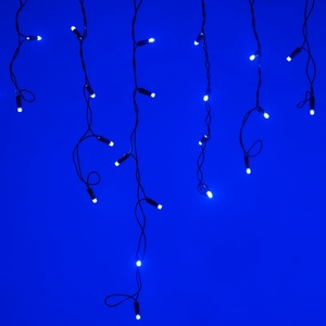 Изображение товара Светодиодная гирлянда ARD-EDGE-CLASSIC-2400x600-BLACK-88LED-STD BLUE (230V, 6W) (Ardecoled, IP65) 026009
