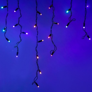 Изображение товара Светодиодная гирлянда ARD-EDGE-CLASSIC-2400x600-BLACK-88LED-LIVE RGB (230V, 6W) (Ardecoled, IP65) 026015