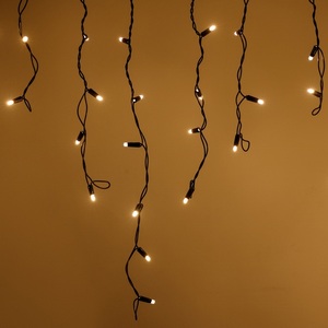 Изображение товара Светодиодная гирлянда проводная ARD-EDGE-PRO-5600x900-BLACK-240LED-FLASH WARM (230V, 15W) (Ardecoled, IP65) 026034