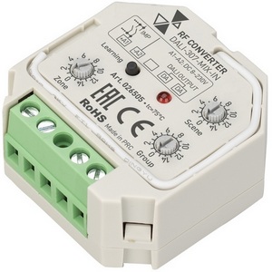 Изображение товара INTELLIGENT Конвертер RF-сигнала DALI-307-MIX-IN (DALI-BUS, RF, PUSH) (IARL, Пластик) 026505