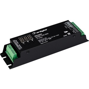 Изображение товара Декодер SMART-K25-DMX (12-36V, 4x8A) (Arlight, IP20 Металл, 5 лет) 026562
