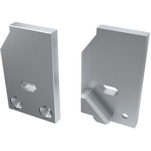 Изображение товара Заглушка для ALM-GLASS-10 левая с отверстием (Arlight, Металл) 026734