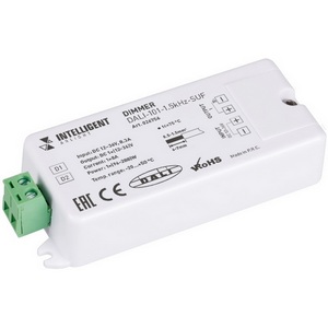 Изображение товара INTELLIGENT Диммер DALI-101-1.5kHz-SUF (12-36V, 1х8А) (IARL, IP20 Пластик, 3 года) 026756