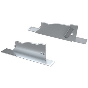 Изображение товара Заглушка для ALM-ARC-SINGLE серая левая с отверстием (Arlight, Металл) 026793