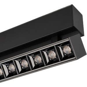 Изображение товара Трековый светильник магнитный светодиодный MAG-LASER-FOLD-45-S320-12W Day4000 (BK, 15 deg, 24V) (Arlight, IP20 Металл) 026975