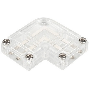 Изображение товара Коннектор угловой для ленты ARL-50000PV (15.5x6mm) прозрачный (Arlight, Пластик) 027062