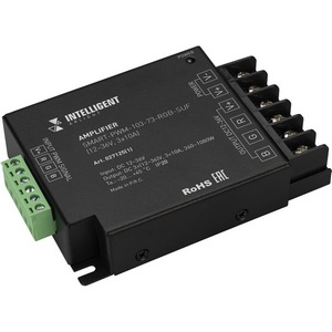 Изображение товара INTELLIGENT ARLIGHT Усилитель SMART-PWM-103-73-RGB-SUF Black (12-36V, 3x10A) (IARL, IP20 Металл, 5 лет) 027125(1)