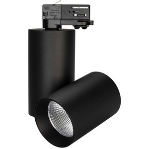 Изображение товара Трековый светильник LED трехфазный 220V SP-POLO-TRACK-TURN-R85-15W Day4000 (BK-BK, 40 deg) (IP20 Металл) Arlight 027428