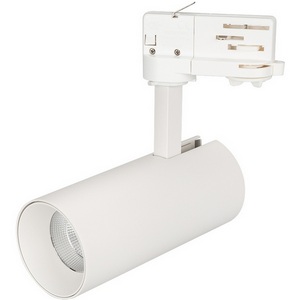 Изображение товара Трековый светильник LED трехфазный 220V SP-POLO-TRACK-LEG-R65-8W Warm3000 (WH-WH, 40 deg) (IP20 Металл) Arlight 027474