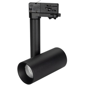 Изображение товара Трековый светильник LED трехфазный 220V SP-POLO-TRACK-PIPE-R65-8W Day4000 (BK-BK, 40 deg) (IP20 Металл) Arlight 027482