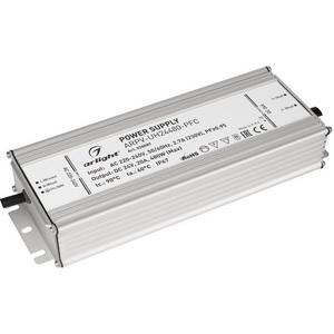 Изображение товара Блок питания ARPV-UH24480-PFC (24V, 20A, 480W) (Arlight, IP67 Металл) 028087