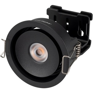 Изображение товара Светильник встраиваемый LED CL-SIMPLE-R78-9W Warm3000 (BK, 45 deg) (Arlight, IP20 Металл, 3 года) 028147
