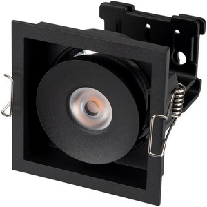 Изображение товара Светильник встраиваемый LED CL-SIMPLE-S80x80-9W Warm3000 (BK, 45 deg) (Arlight, IP20 Металл, 3 года) 028149