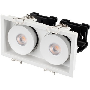 Изображение товара Потолочный светильник встраиваемый IP20 встраиваемый LED CL-SIMPLE-S148x80-2x9W Day4000 (WH, 45 deg) (Arlight, IP20 Металл, 3 года) 028150