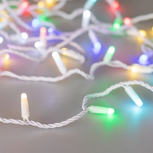 Изображение товара Светодиодная гирлянда ARD-STRING-CLASSIC-10000-WHITE-100LED-MILK-SYNC RGB (230V, 6.5W) (Ardecoled, IP65) 028208