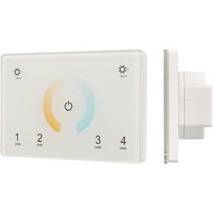 Изображение товара Панель Sens SMART-P81-MIX White (230V, 4 зоны, 2.4G) (Arlight, IP20 Пластик, 5 лет) 028400