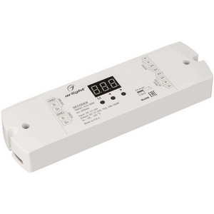Изображение товара Декодер SMART-K33-DMX (12-24V, 1x15A) (Arlight, IP20 Пластик, 5 лет) 028406