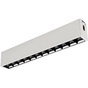 Изображение товара Линейный настенно-потолочный светильник LED CLIP-38-LASER-S330-12W Warm3000 (WH, 36 deg, 24V) (Arlight, IP40 Металл, 3 года) 029006