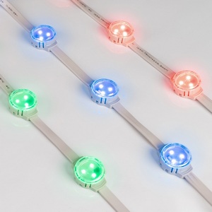 Изображение товара Модуль управляемый SOLEX-SPI-3535-3-12V RGB 120deg (D30x16mm, 0.75W, IP67) (Arlight, Пластик, 3 года) 029240