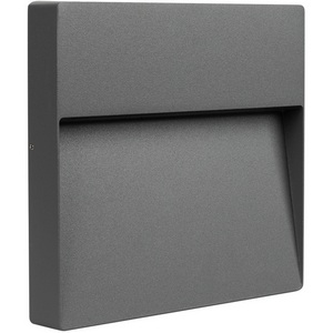 Изображение товара Фасадный светильник светодиодный LGD-TRACE-S215x215-8W Warm3000 (GR, 60 deg, 230V) (Arlight, IP65 Металл, 3 года) 029958