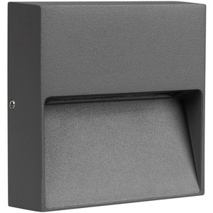 Изображение товара Фасадный светильник светодиодный LGD-TRACE-S100x100-4W Warm3000 (GR, 65 deg, 230V) (Arlight, IP65 Металл, 3 года) 029960