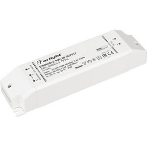 Изображение товара Блок питания ARV-SN24040-TRIAC (24V, 1.65A, 40W) (Arlight, IP20 Пластик) 030934