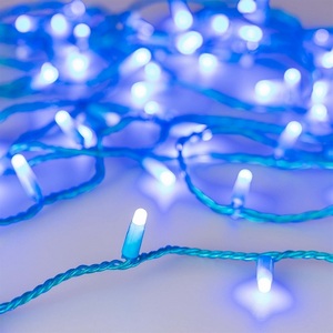 Изображение товара Светодиодная гирлянда ARD-STRING-CLASSIC-10000-BLUE-100LED-MILK-FLASH Blue (230V, 7W) (Ardecoled, IP65) 031199