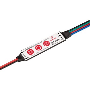 Изображение товара Контроллер SMART-MINI-RGB (12-24V, 3x1.5A) (Arlight, IP20 Пластик, 5 лет) 031606
