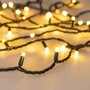 Изображение товара Светодиодная гирлянда нитевая ARD-STRING-PRO-1000-GREEN-100LED-MILK-PULSE Warm (230V, 7W) (Ardecoled, IP65) 031662