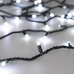 Изображение товара Светодиодная гирлянда ARD-STRING-PRO-1000-GREEN-100LED-MILK-PULSE White (230V, 7W) (Ardecoled, IP65) 031664