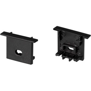 Изображение товара Заглушка SL-COMFORT-1716-F BLACK c отверстием (Arlight, Пластик) 031775