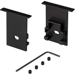 Изображение товара Заглушка SL-COMFORT-2542-F BLACK c отверстием (Arlight, Металл) 031783