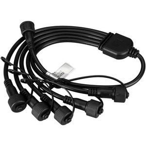 Изображение товара Коннектор питания ARD-CLASSIC-SYNC-RGB Black (230V, 5 ports) (Ardecoled, Закрытый) 031791