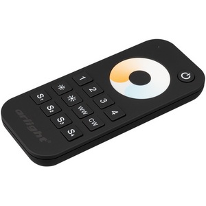 Изображение товара Пульт SMART-R34-MIX Black (4 зоны, 2.4G) (Arlight, IP20 Пластик, 5 лет) 031936