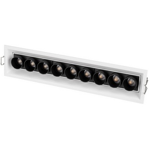 Изображение товара Потолочный светильник светодиодный линейный LED MS-ORIENT-BUILT-TURN-TC-S67x300-20W Day4000 (WH-BK, 30 deg, 230V) (Arlight, IP20 Металл) 032231