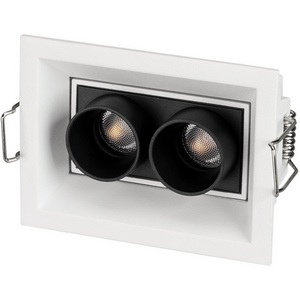 Изображение товара Потолочный светильник точечный белые встраиваемый LED MS-ORIENT-BUILT-TURN-TC-S67x90-5W Day4000 (WH-BK, 30 deg, 230V) (Arlight, IP20 Металл) 032232