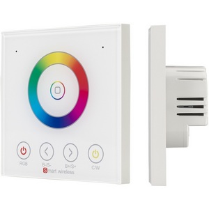 Изображение товара Панель ARL-2022-RGBW (12-24V, 4x4A, Sens) (Arlight, IP20 Пластик, 3 года) 032360