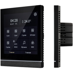 Изображение товара INTELLIGENT Панель сенсорная KNX-113-40-MULTI-V4-IN (20-30V) (IARL, IP20 Пластик, 2 года) 032386