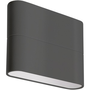 Изображение товара Фасадный светильник светодиодный SP-WALL-FLAT-S110x90-2x3W Warm3000 (GR, 120 deg, 230V) (Arlight, IP54 Металл, 3 года) 032410