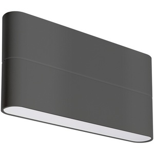 Изображение товара Фасадный светильник светодиодный SP-WALL-FLAT-S170x90-2x6W Warm3000 (GR, 120 deg, 230V) (Arlight, IP54 Металл, 3 года) 032412