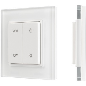 Изображение товара Панель SMART-P49-MIX-G-SUF (3V, 1 зона, Knob, 2.4G) (Arlight, Пластик) 032985