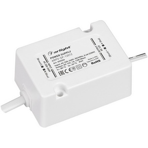 Изображение товара Блок питания ARPV-SP-12012 (12V, 1A, 12W) (Arlight, IP67 Пластик) 033326