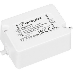 Изображение товара Блок питания ARPV-LV24020 (24V, 0.83A, 20W) (Arlight, IP67 Пластик) 033329