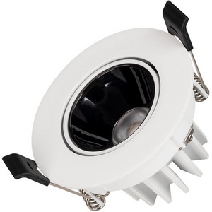 Изображение товара Светильник встраиваемый LED MS-FORECAST-BUILT-TURN-R82-8W Day4000 (WH-BK, 32 deg, 230V) (Arlight, IP20 Металл, 5 лет) 033658