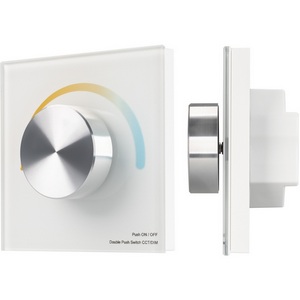 Изображение товара Панель SMART-P2-MIX-G-IN White (3V, Rotary, 2.4G) (Arlight, IP20 Пластик, 5 лет) 033754