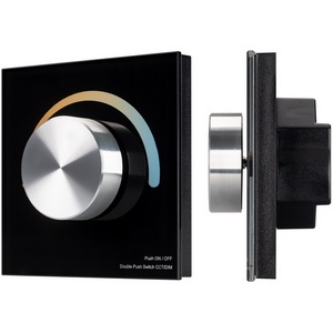 Изображение товара Панель SMART-P2-MIX-G-IN Black (3V, Rotary, 2.4G) (Arlight, IP20 Пластик, 5 лет) 033755