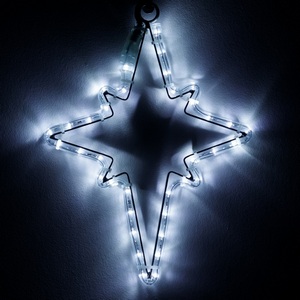 Изображение товара Световая фигура светодиодная ARD-STAR-M3-380x250-36LED White (230V, 2.5W) (Ardecoled, IP65) 034246
