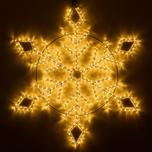 Изображение товара Световая фигура светодиодная ARD-SNOWFLAKE-M9-900x900-360LED Warm (230V, 22W) (Ardecoled, IP65) 034257